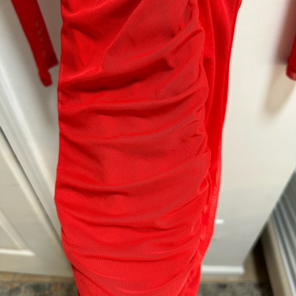 Red Cocktail Dress - Picture 3 of 4